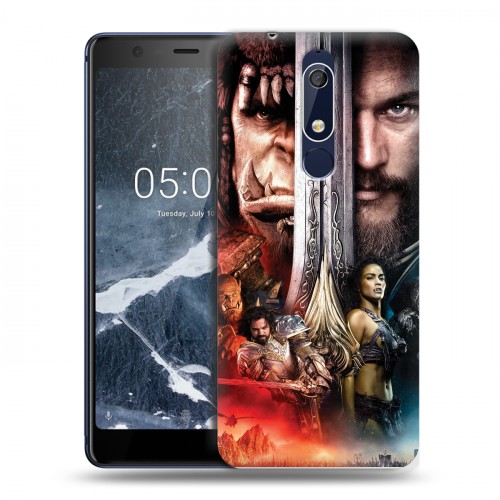 Дизайнерский пластиковый чехол для Nokia 5.1 Варкрафт