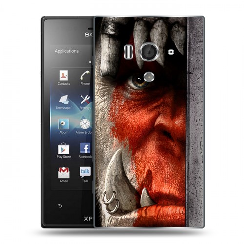 Дизайнерский пластиковый чехол для Sony Xperia acro S Варкрафт