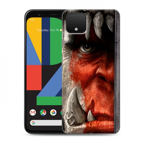 Дизайнерский пластиковый чехол для Google Pixel 4 Варкрафт