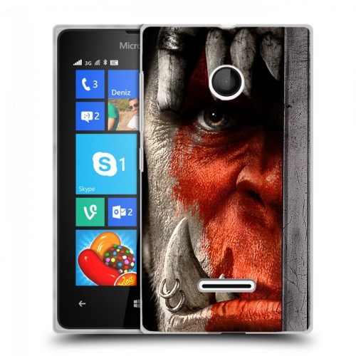 Дизайнерский пластиковый чехол для Microsoft Lumia 435 Варкрафт