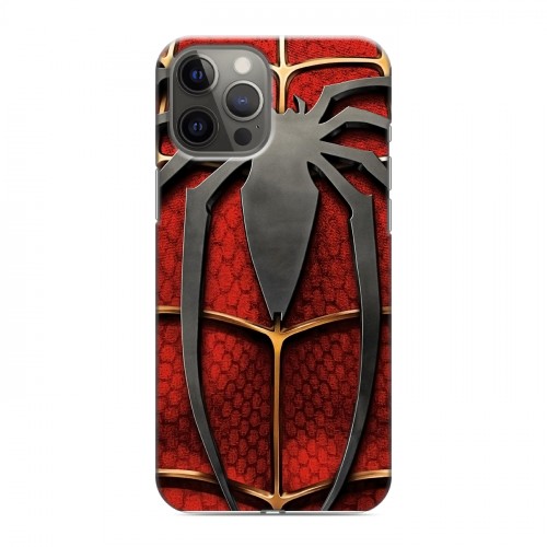 Дизайнерский силиконовый чехол для Iphone 12 Pro Max Человек-паук
