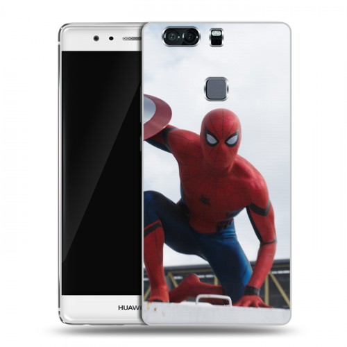 Дизайнерский пластиковый чехол для Huawei P9 Plus Человек-паук