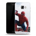Дизайнерский пластиковый чехол для Samsung Galaxy C5 Человек-паук