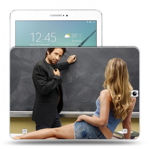 Дизайнерский силиконовый чехол для Samsung Galaxy Tab S2 9.7 Блудливая калифорния