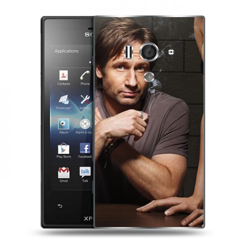 Дизайнерский пластиковый чехол для Sony Xperia acro S Блудливая калифорния