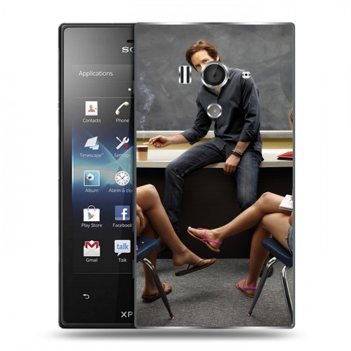 Дизайнерский пластиковый чехол для Sony Xperia acro S Блудливая калифорния