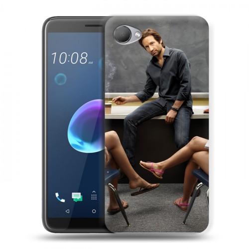 Дизайнерский пластиковый чехол для HTC Desire 12 Блудливая калифорния