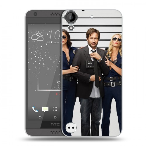Дизайнерский пластиковый чехол для HTC Desire 530 Блудливая калифорния