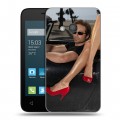 Дизайнерский силиконовый чехол для Alcatel One Touch Pixi 4 (4) Блудливая калифорния