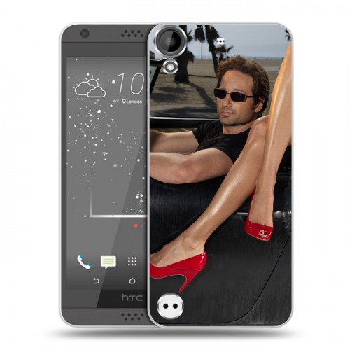 Дизайнерский пластиковый чехол для HTC Desire 530 Блудливая калифорния