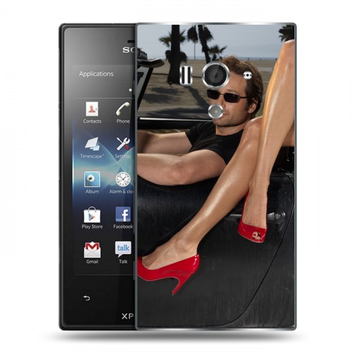 Дизайнерский пластиковый чехол для Sony Xperia acro S Блудливая калифорния