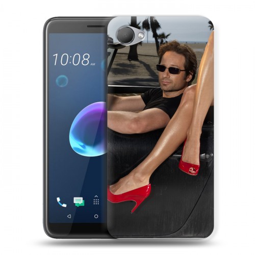 Дизайнерский пластиковый чехол для HTC Desire 12 Блудливая калифорния