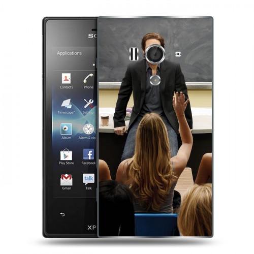 Дизайнерский пластиковый чехол для Sony Xperia acro S Блудливая калифорния