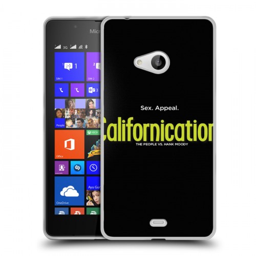 Дизайнерский пластиковый чехол для Microsoft Lumia 540 Блудливая калифорния