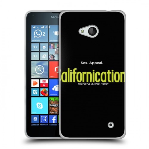 Дизайнерский пластиковый чехол для Microsoft Lumia 640 Блудливая калифорния