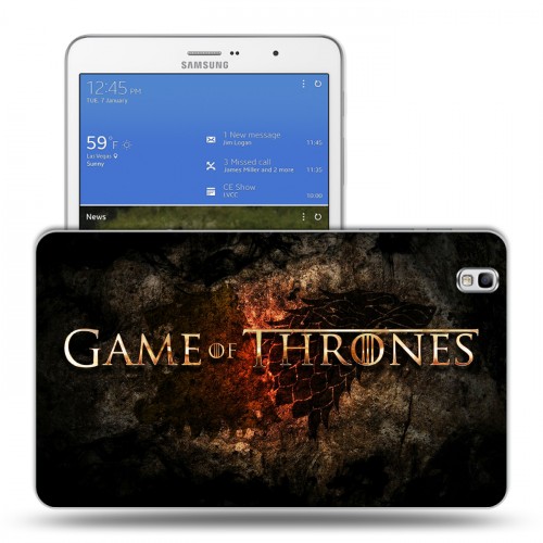 Дизайнерский силиконовый чехол для Samsung Galaxy Tab Pro 8.4 Игра Престолов