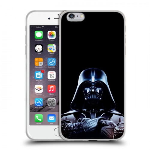 Дизайнерский силиконовый чехол для Iphone 6 Plus/6s Plus Звездные войны