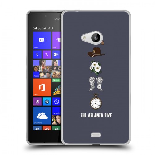 Дизайнерский пластиковый чехол для Microsoft Lumia 540 Ходячие Мертвецы