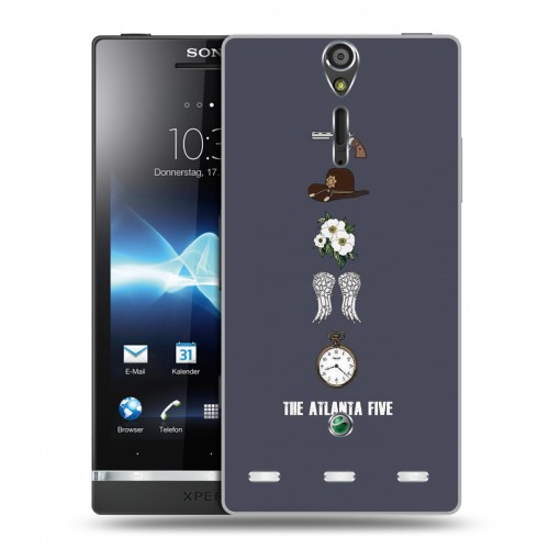 Дизайнерский пластиковый чехол для Sony Xperia S Ходячие Мертвецы