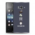 Дизайнерский пластиковый чехол для Sony Xperia acro S Ходячие Мертвецы