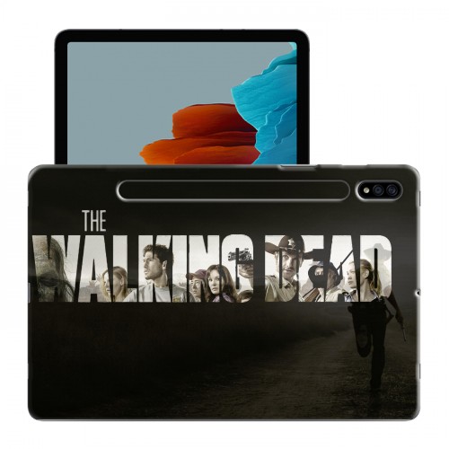 Дизайнерский пластиковый чехол для Samsung Galaxy Tab S7 Ходячие Мертвецы