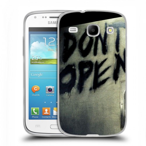 Дизайнерский пластиковый чехол для Samsung Galaxy Core Ходячие Мертвецы