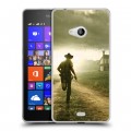 Дизайнерский пластиковый чехол для Microsoft Lumia 540 Ходячие Мертвецы