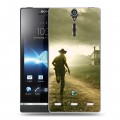 Дизайнерский пластиковый чехол для Sony Xperia S Ходячие Мертвецы