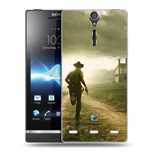 Дизайнерский пластиковый чехол для Sony Xperia S Ходячие Мертвецы