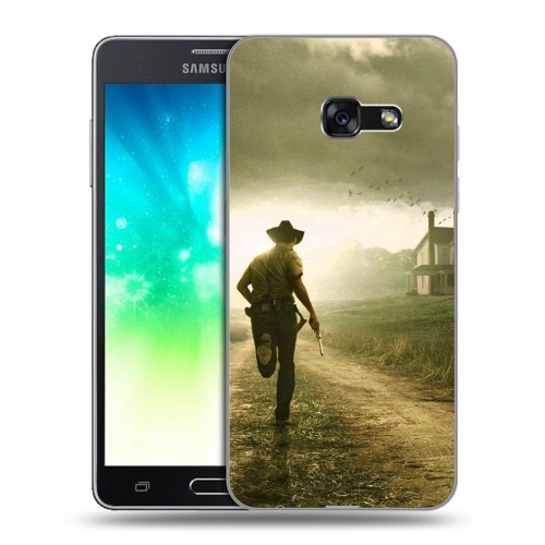 Дизайнерский силиконовый с усиленными углами чехол для Samsung Galaxy A3 (2017) Ходячие Мертвецы