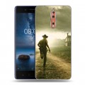 Дизайнерский пластиковый чехол для Nokia 8 Ходячие Мертвецы