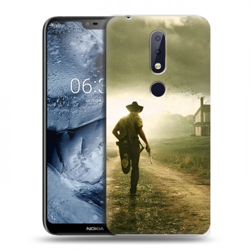 Дизайнерский силиконовый чехол для Nokia 6.1 Plus Ходячие Мертвецы