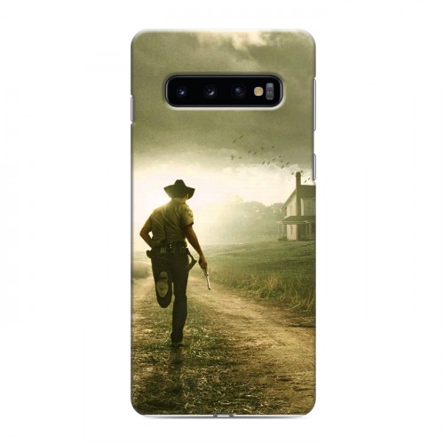Дизайнерский силиконовый чехол для Samsung Galaxy S10 Ходячие Мертвецы