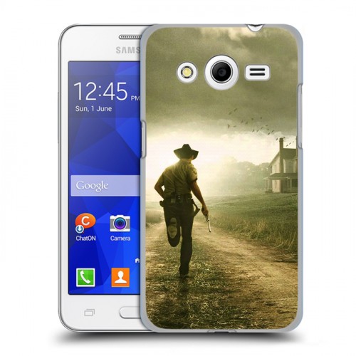 Дизайнерский пластиковый чехол для Samsung Galaxy Core 2 Ходячие Мертвецы