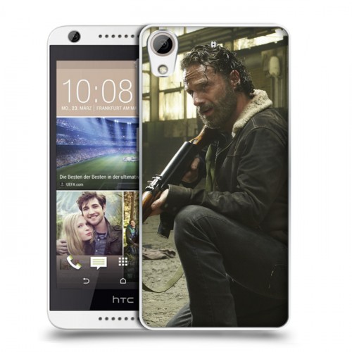 Дизайнерский силиконовый чехол для HTC Desire 626 Ходячие Мертвецы