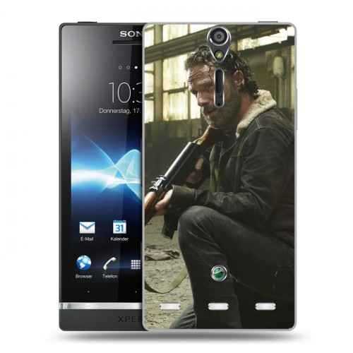 Дизайнерский пластиковый чехол для Sony Xperia S Ходячие Мертвецы