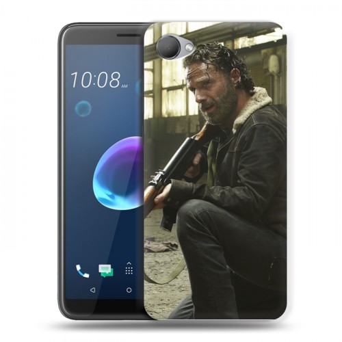 Дизайнерский пластиковый чехол для HTC Desire 12 Ходячие Мертвецы