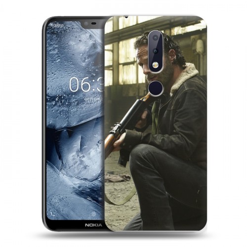 Дизайнерский пластиковый чехол для Nokia 6.1 Plus Ходячие Мертвецы