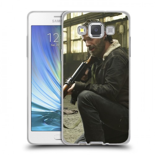 Дизайнерский пластиковый чехол для Samsung Galaxy A5 Ходячие Мертвецы