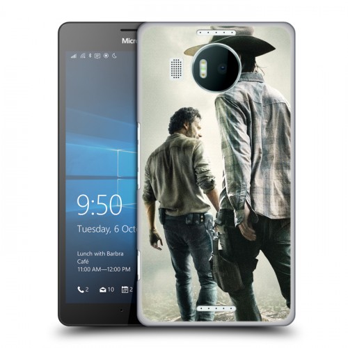Дизайнерский пластиковый чехол для Microsoft Lumia 950 XL Ходячие Мертвецы