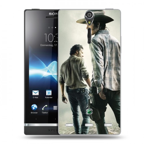 Дизайнерский пластиковый чехол для Sony Xperia S Ходячие Мертвецы