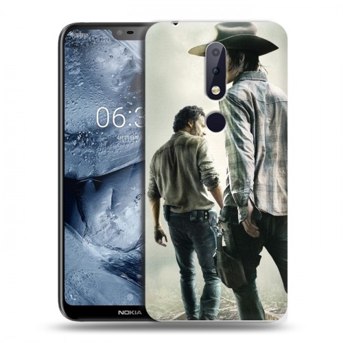 Дизайнерский пластиковый чехол для Nokia 6.1 Plus Ходячие Мертвецы