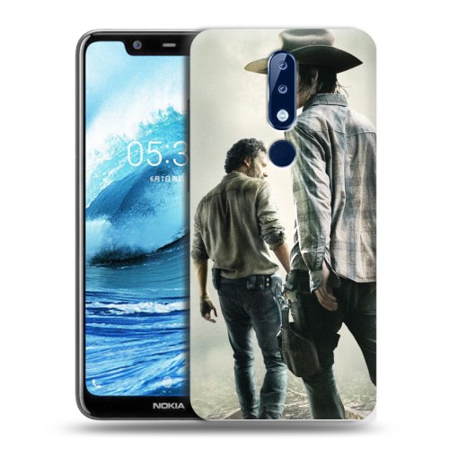 Дизайнерский силиконовый чехол для Nokia 5.1 Plus Ходячие Мертвецы