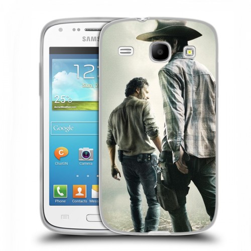 Дизайнерский силиконовый чехол для Samsung Galaxy Core Ходячие Мертвецы