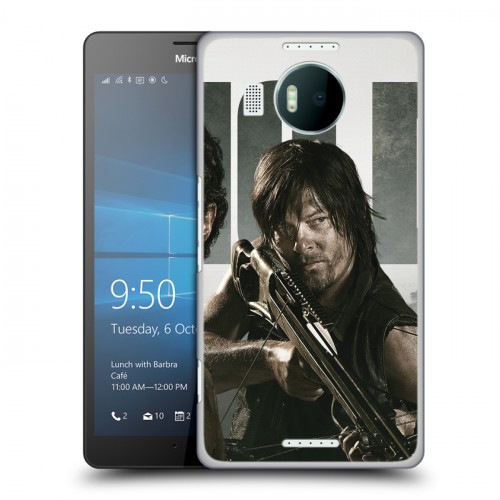 Дизайнерский пластиковый чехол для Microsoft Lumia 950 XL Ходячие Мертвецы