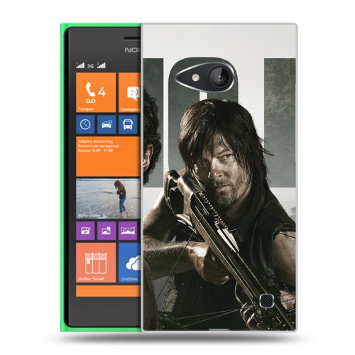 Дизайнерский пластиковый чехол для Nokia Lumia 730/735 Ходячие Мертвецы