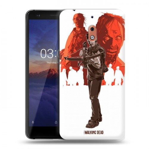 Дизайнерский пластиковый чехол для Nokia 2.1 Ходячие Мертвецы