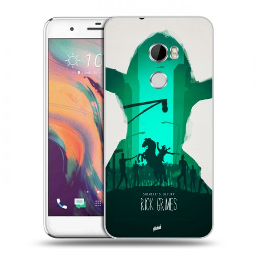 Дизайнерский пластиковый чехол для HTC One X10 Ходячие Мертвецы