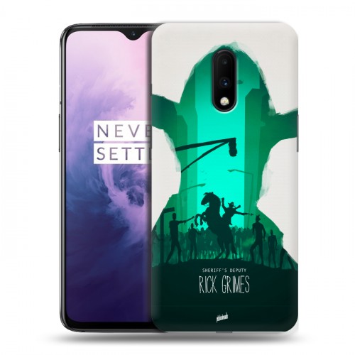 Дизайнерский пластиковый чехол для OnePlus 7 Ходячие Мертвецы