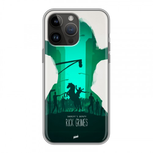 Дизайнерский силиконовый чехол для Iphone 14 Pro Max Ходячие Мертвецы